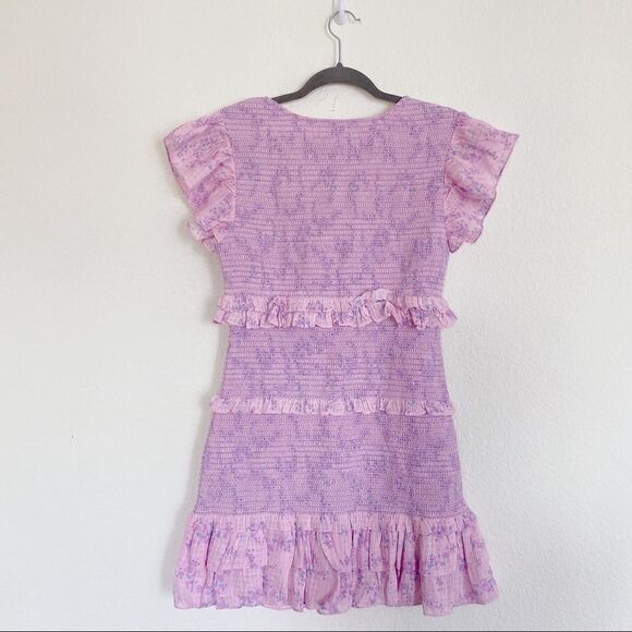 LoveShackFancy Aveline Cotton mini Dress - Passion Purple Lx Shophop Spring 2021 - Picture 9 of 10